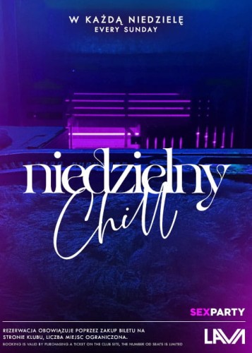 25.10.26r | BILET PROMOCYJNY DLA PARY Z PIĄTKU LUB SOBOTY -NIEDZIELNY CHILL SEX PARTY | PARA